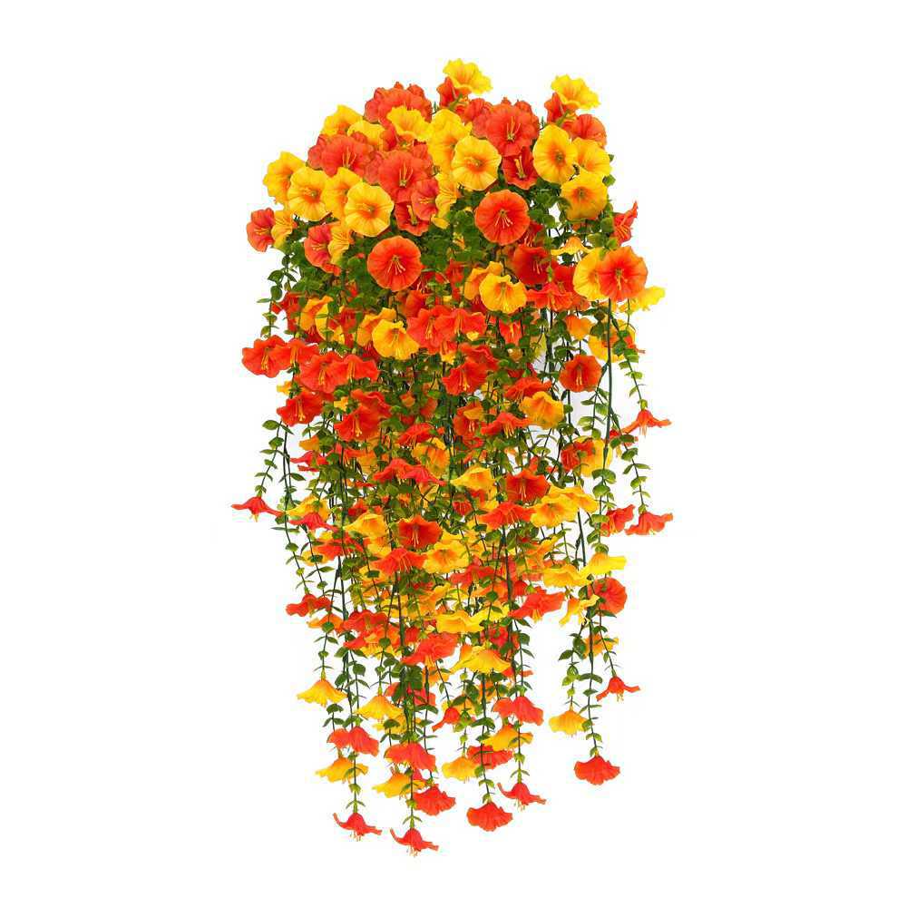 Artificial Eucalyptus & Morning Glory Wall Hanging for Home & Wedding Decor