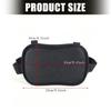 Black Rear Seat Hand Grip for Motorcycle Passenger Travel, Buckle Strap Design With Padded Woven Fabric Support Base Panel for Road Use