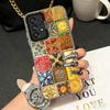 Italian Sicilian Style Floral Pattern Soft Phone Case for Samsung A17 A16 A15 A14 A13 A57 A56 A55 A54 A53 A37 A36 A35 A34 A33 A2