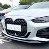 For 2020+ BMW 4 Series 425i 430i G22 G23 MP Front Bumper Spoiler Lip Carbon Fiber Look/Gloss Black Lower Air Dam Protector