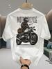 American  fashion brand casual niche versatile 100 cotton shortsleeved Tshirt mens summer new design print youth half sleeve