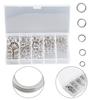Stainless Steel Split Rings Fishing Outdoor Connectors Tackle Silver Lures