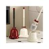 Bathroom Long Handle Toilet Brush Bell Shaped Household Brush Non Perforated Wall Mounted Bathroom Blind Spot Cleaning Brush Set