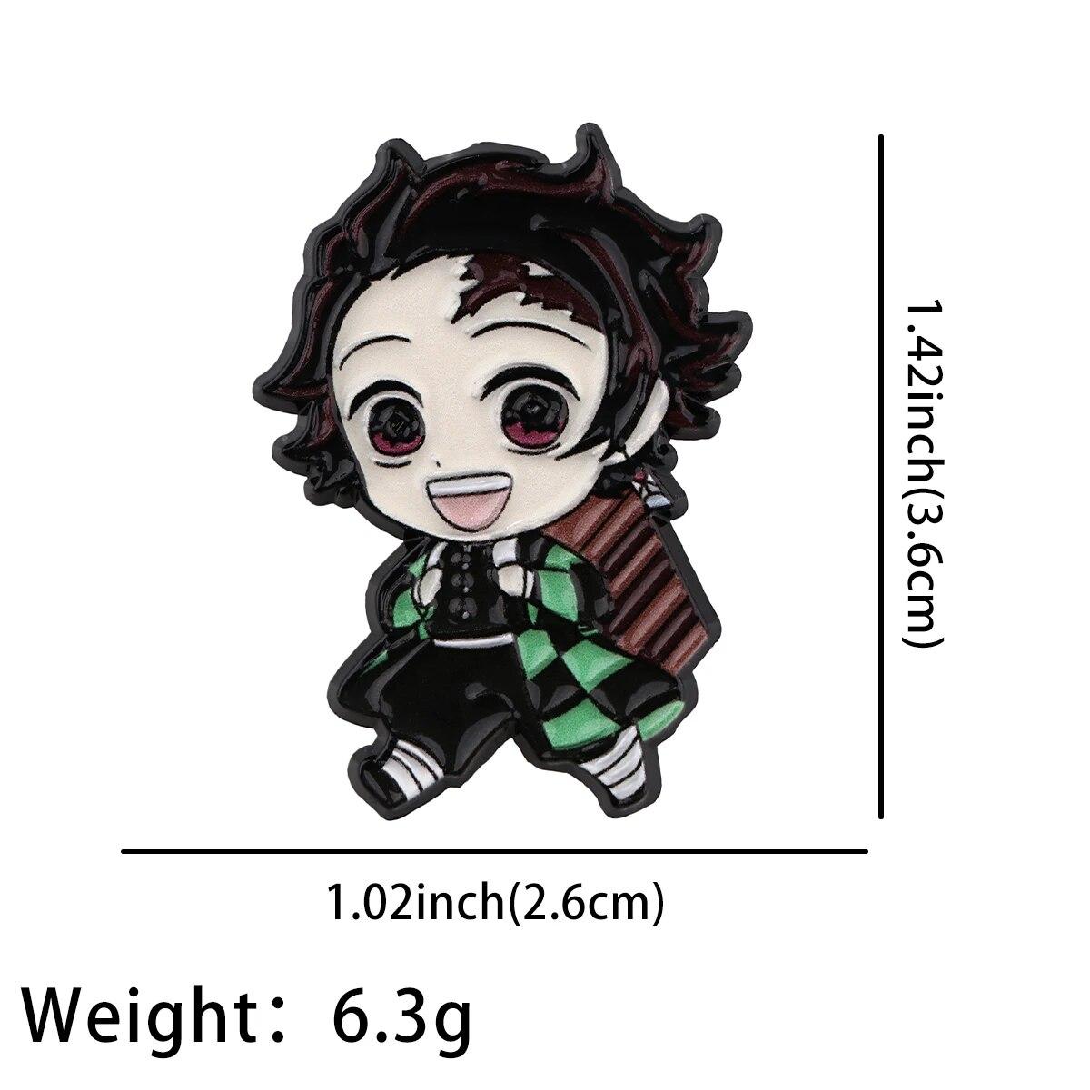 Булавка в стиле аниме, эмалированная булавка, броши на рюкзак, брошь в стиле аниме, милые значки для фанатов, мужская одежда, украшения, ювелирные аксессуары, подарки 1