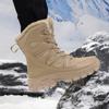 Men Winter Men Snow Boots Super Warm Men Hiking Boots High Quality Waterproof Leather Men's Boots Outdoor Motorcycle Boots