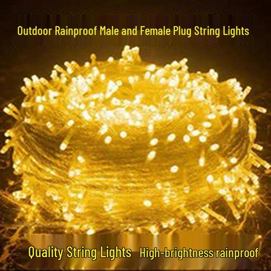 LED Colorful Rattan Ball String Lights - Flashing Starry Sky Decoration for Trees, Streets, Malls, Parks