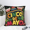 Cinco De Mayo 2026  Pillow Cover Merch Printed Cushion Cover Decorative  Pillow Case Cover Home Multi Size