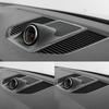 4pcs Carbon Fiber Dashboard Air Vent Outlet Cover Trim For Porsche Macan 2014-21