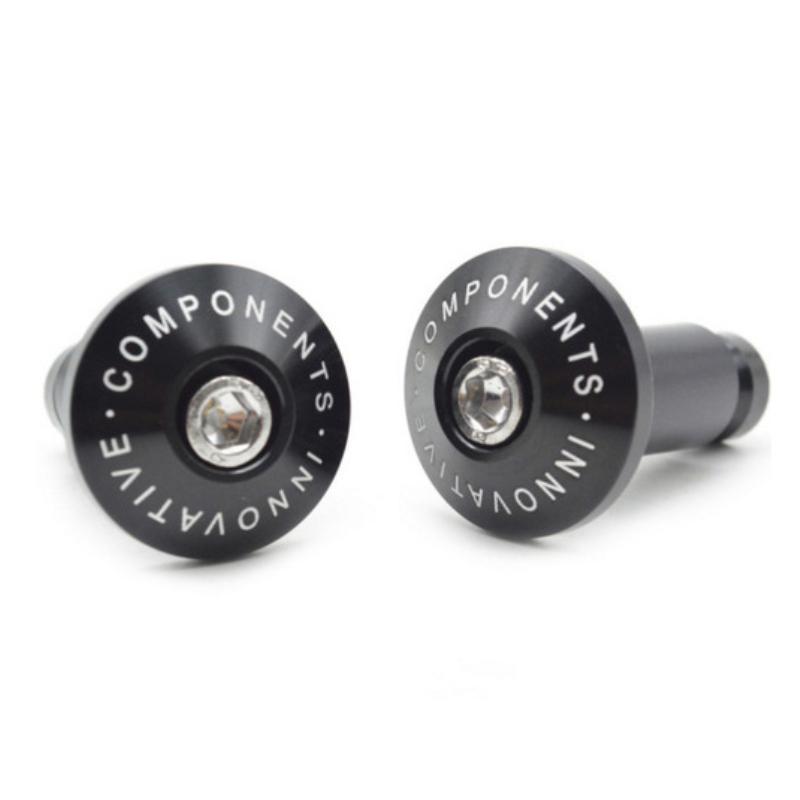 2ks 7/8" 22mm motocyklové hliníkové řidítka Převodovka Vyvážená zástrčka Posuvník řidítek Závaží na konci rukojeti Čepice pro Honda Suzuki Yamaha