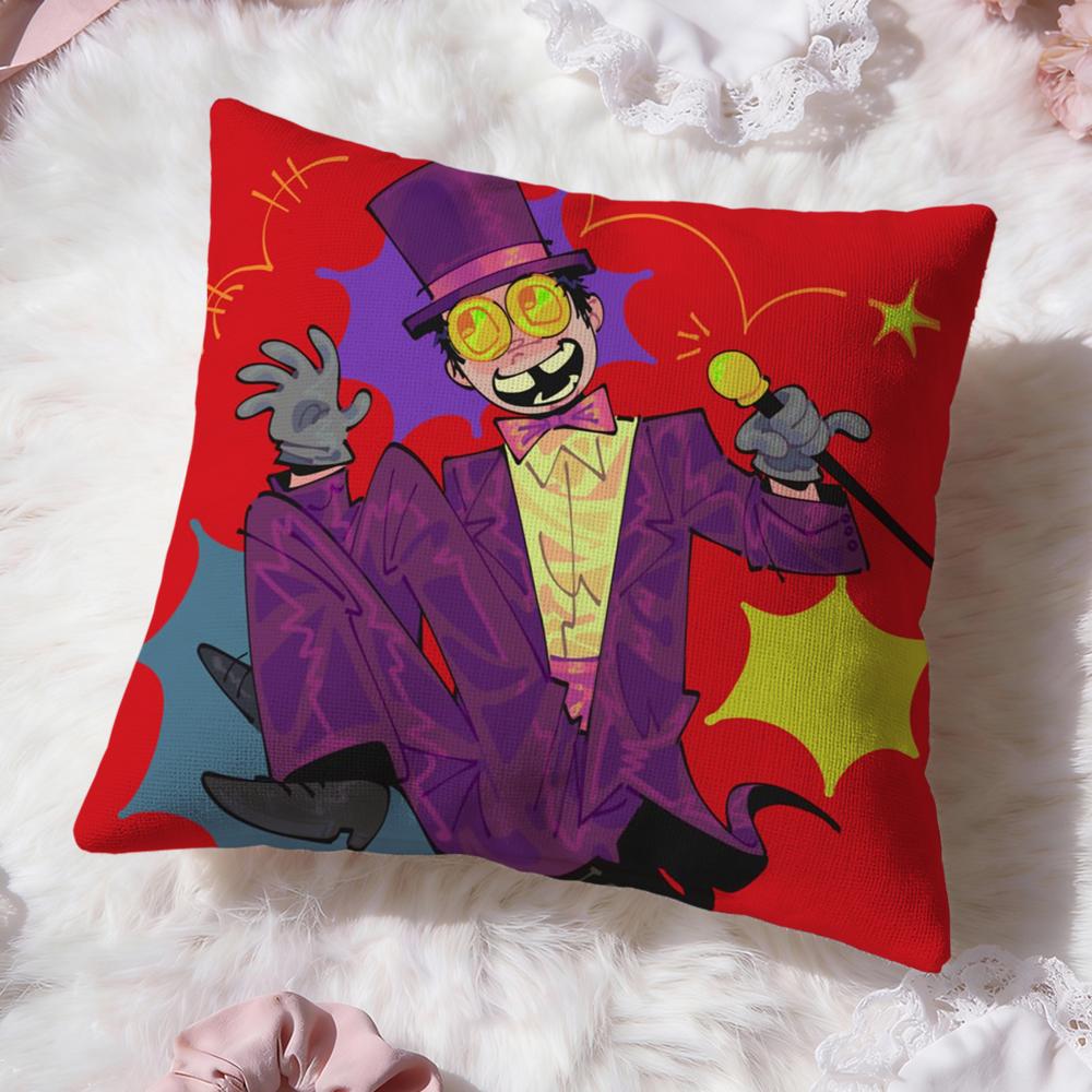 Cool Cartoon S-Superjail Cushion Cover Premium Comfort Reversible Pillow Cove -Two in One Design for Any Room & Car Interior