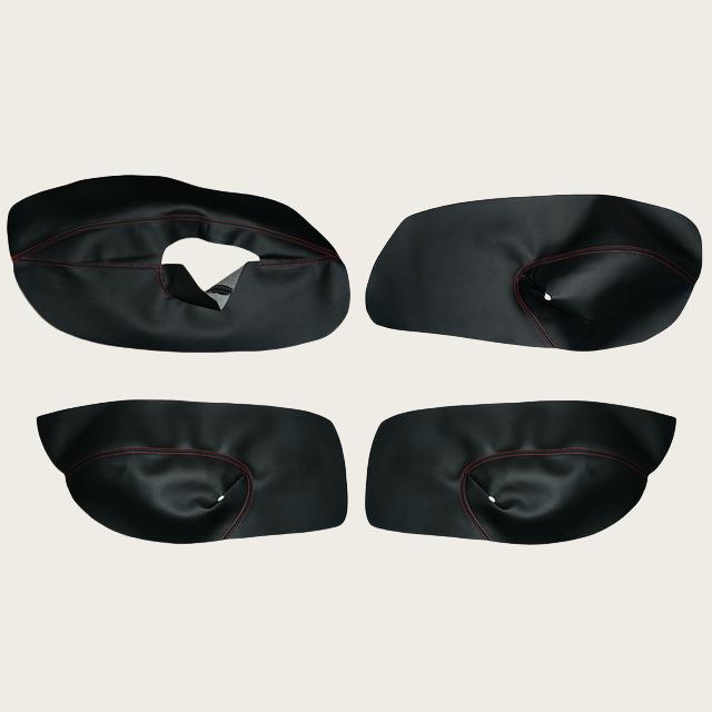 ONLY 4-Doors Leather Door Armrest Cover For VW Golf 4 MK4 Bora Jetta 1999-2005 Car Door Armrest Panel Skin Cover Accessories