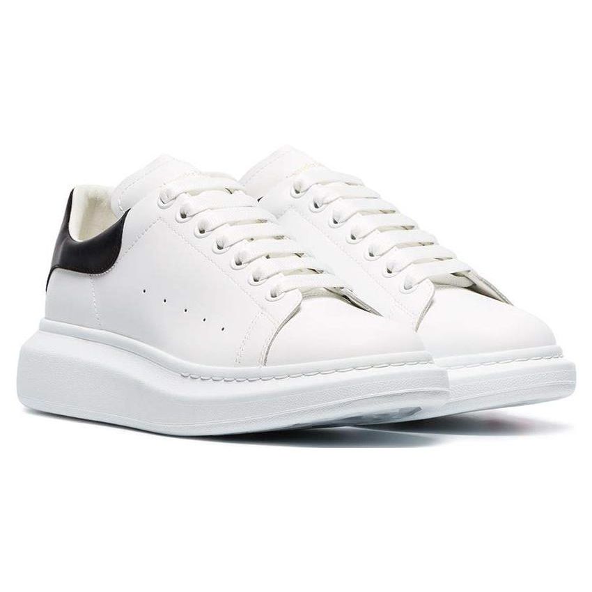 Alexander McQueen Oversized Sneaker White Black Men Sneakers 553680-WHGP5-9061