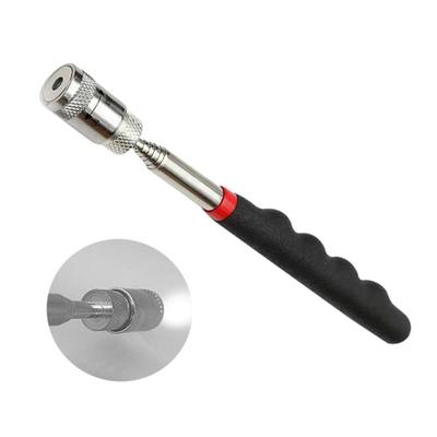 Herramienta de reparación de automóviles con luz LED retráctil, fuerte succión, agarre cómodo, estilo bolígrafo, clip de bolsillo, barra magnética, reparación de automóviles