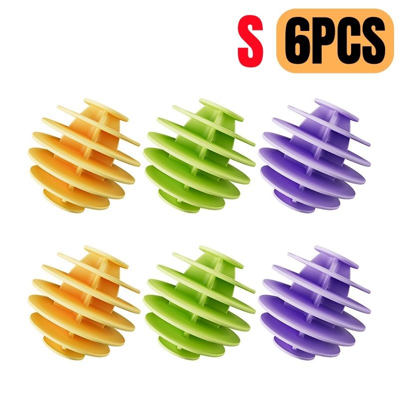 

6/12 шт. Волшебные шарики для стирки многоразовые TPR мягкие не спутывающиеся инструменты для чистки одежды бытовые стиральные машины шарики для сушки одежды