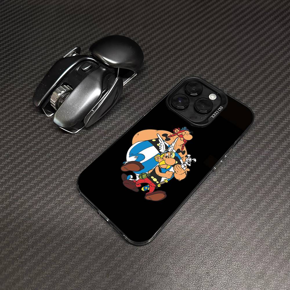 A-Asterix Y-O-Obelix Phone Case For IPhone 16 15 14 13 12 11 17 Pro MAX Plus Pro Matte Shockproof Cover