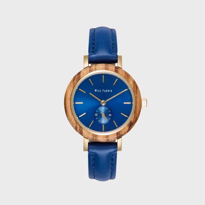 Wooden Wristwatch - The Blue Blood W