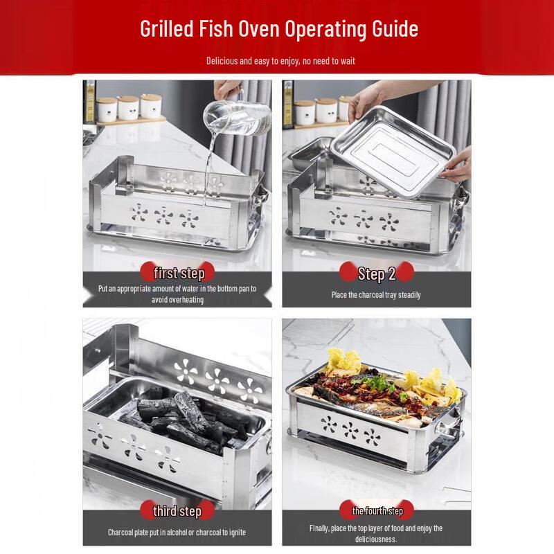 Stainless Steel Commercial Grilled Fish Oven