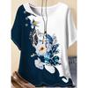 3D Printed Women's T-Shirt Summer Breathable Versatile Fashion Tops