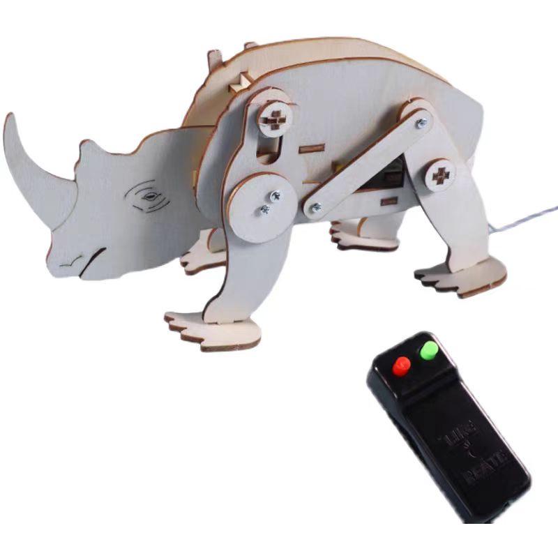 Remote Control Rhino Science Kit: DIY STEAM Invention for Kids