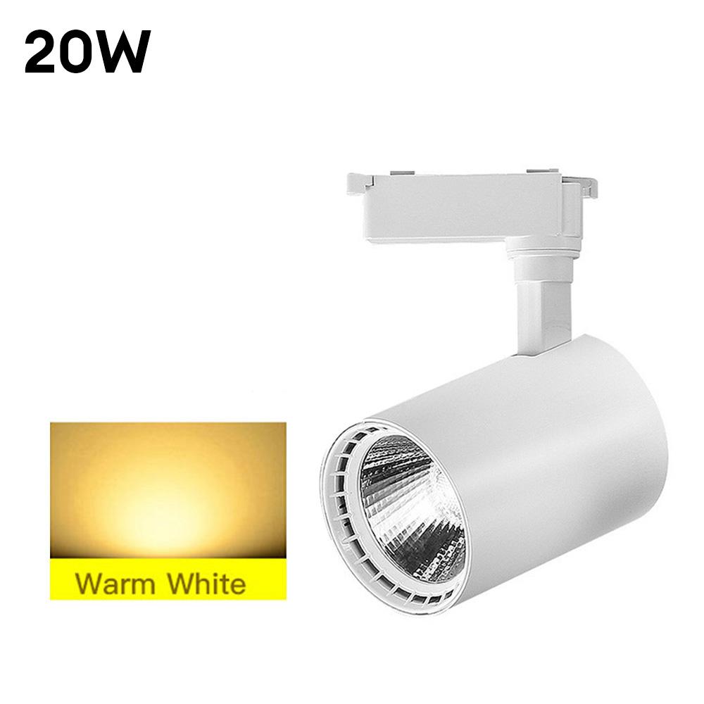 COB Spotlight 220V LED Tracking Light Rail Lamp LED 20/30W Ceiling Spotlight Surface Mount Decoration Light for Mall Exhibition