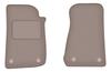 Beige Front Floor Mats For: Jeep Wrangler IV Rubicon Off-road (2017-)