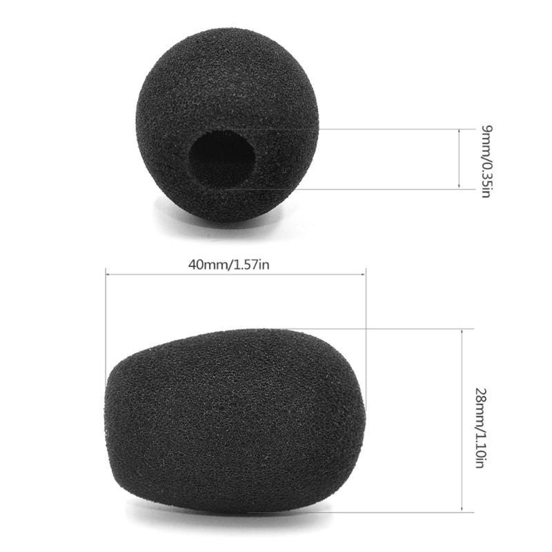 Microphone Sponge Foam Dust Cover for Poly 4310 UC/4320 UC/ UC2 Microphones Windscreen