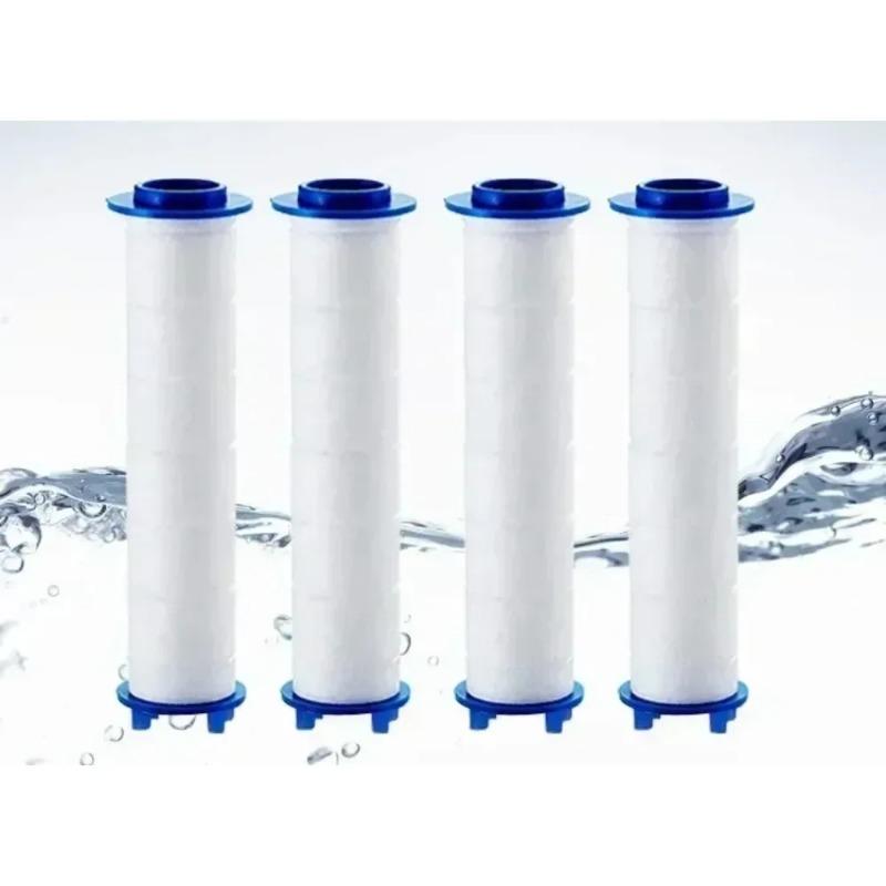 5pcs Universal Shower Head Filter Set - PP Cotton Water Purification Cartridge for Chlorine Removal&Skin Protection,Easy-Install