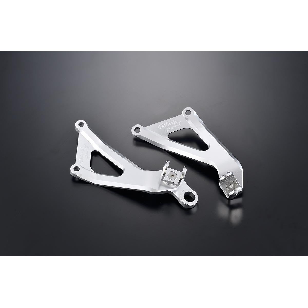 Aluminum billet for muffler/tandem stay, silver, ZX-25R SE/ZX-4RR