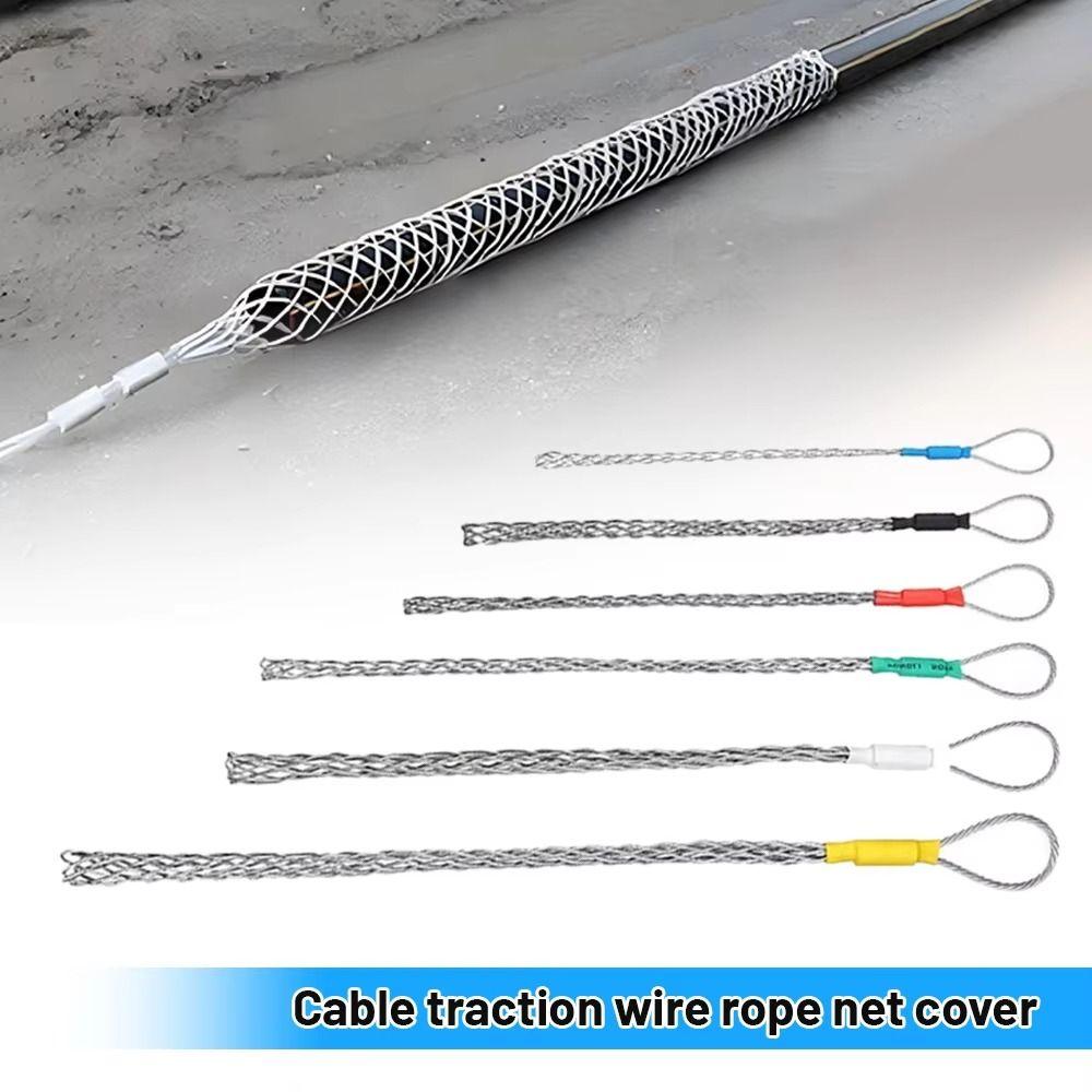 Galvanized Metal Cable Pulling Socks Steel Mesh Mesh Puller Grips Cable Puller Accessories Parts