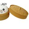 Steamed Bun Stress Relief Toy 12Pcs Bubble Blowing with Steamer Cartoon Dumpling Sensory Pinch Fidget Relaxation Decompression Tool