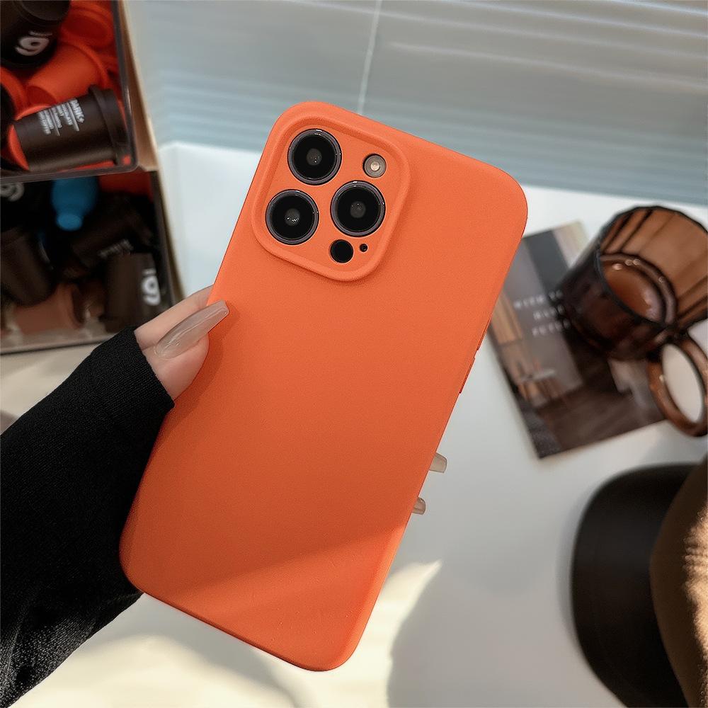 

High quality True Liquid Silicone IPhone 15 IPhone Case 16promax All Inclusive 12 Anti Fall 13 Suitable for 11 12pro