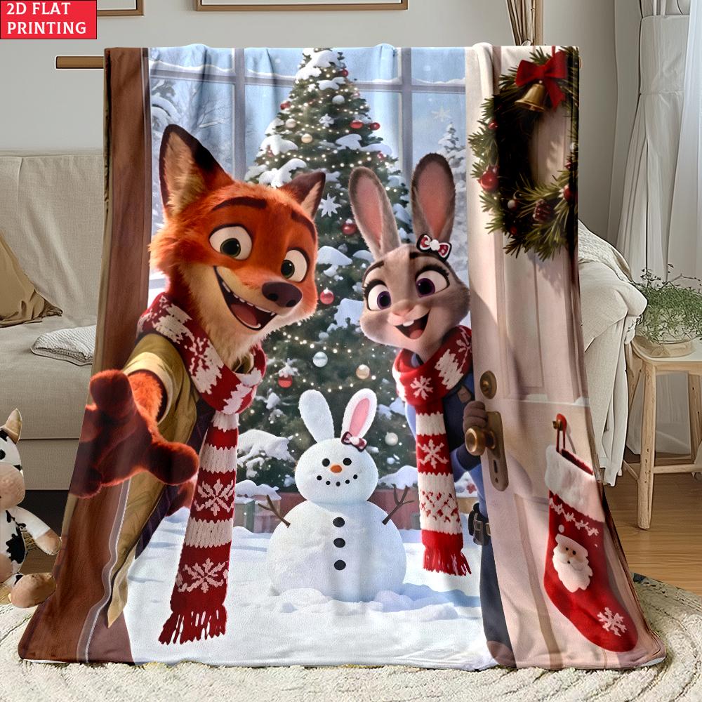 Judy & Nick Thin Flannel Blanket for Bedrooms,Living Rooms,Sofas Blankets,Lunch Breaks,Picnics,blankets Fluffy Blanket