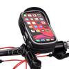 Ready To Ship 360 Degree Rotation Bike Phone Bag Cycling Waterproof Two Pockets Bicycle Bag with Zipper Phone Holder