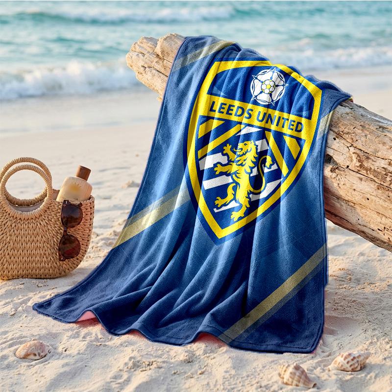 Leeds United Thema Strandtuch Weich Schnell?Trockenes Handtuch für den Sommerstrandurlaub beim Schwimmen