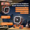 40000mAh Rechargeable Camping Fan with LED Light Remote Control 4 Speeds Timer Hanging Hook Portable Outdoor Tent Fan