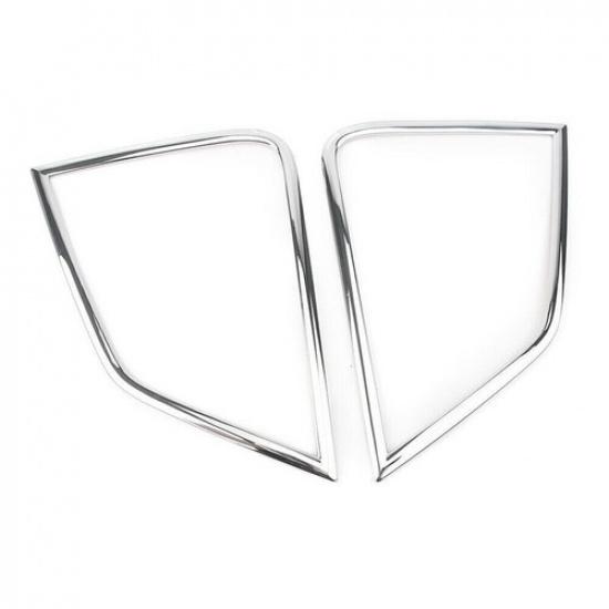 Chrome 2X Front Fog Lamp Light Cover Trim For Mitsubishi Eclipse Cross 2018-2022