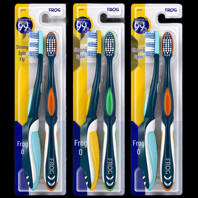 

Frog QT987 Antibacterial Dual-Effect Toothbrush
