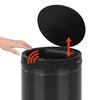 vidaXL Automatischer Sensor-Mülleimer 60 L Kohlenstoffstahl Schwarz