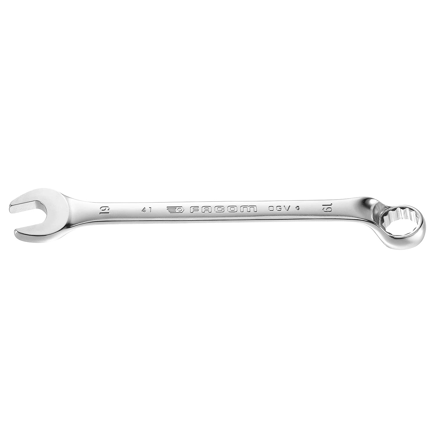 

FACOM Offset Combination Wrench, 8mm, 70° Offset, 41.8mm