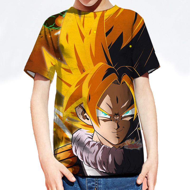 Trendy Pánské Dámské Oblečení Trička Anime Série Dragon Ball 3D Digitální Tisk Trička