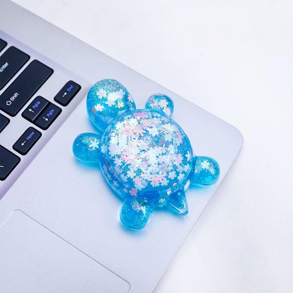 Color Turtle Figurine Micro Landscape Decor Fish Tank Decoration Cartoon Car Interior Ornament