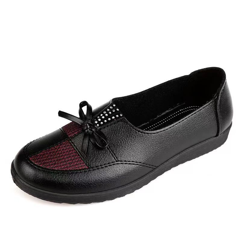 Women Leather Flats Female Flats Spring Shoes Classic Women 'S Loafers Casual Leather Shoes