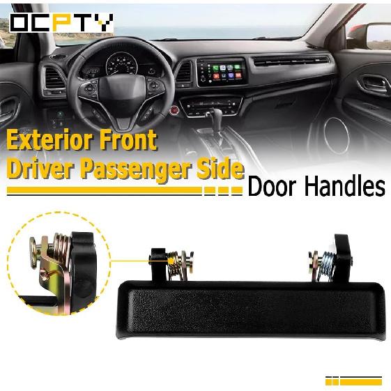 OCPTY Door Handles Exterior Front Driver Passenger Side Replacement fit 1986-1995 for Suzuki Samurai Outside Door Handles Black(2pcs)