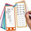 Mathematical Operations Exercise Flashcards Erasable Math Study Cards Kid Early Learning Study Card for Preschooler