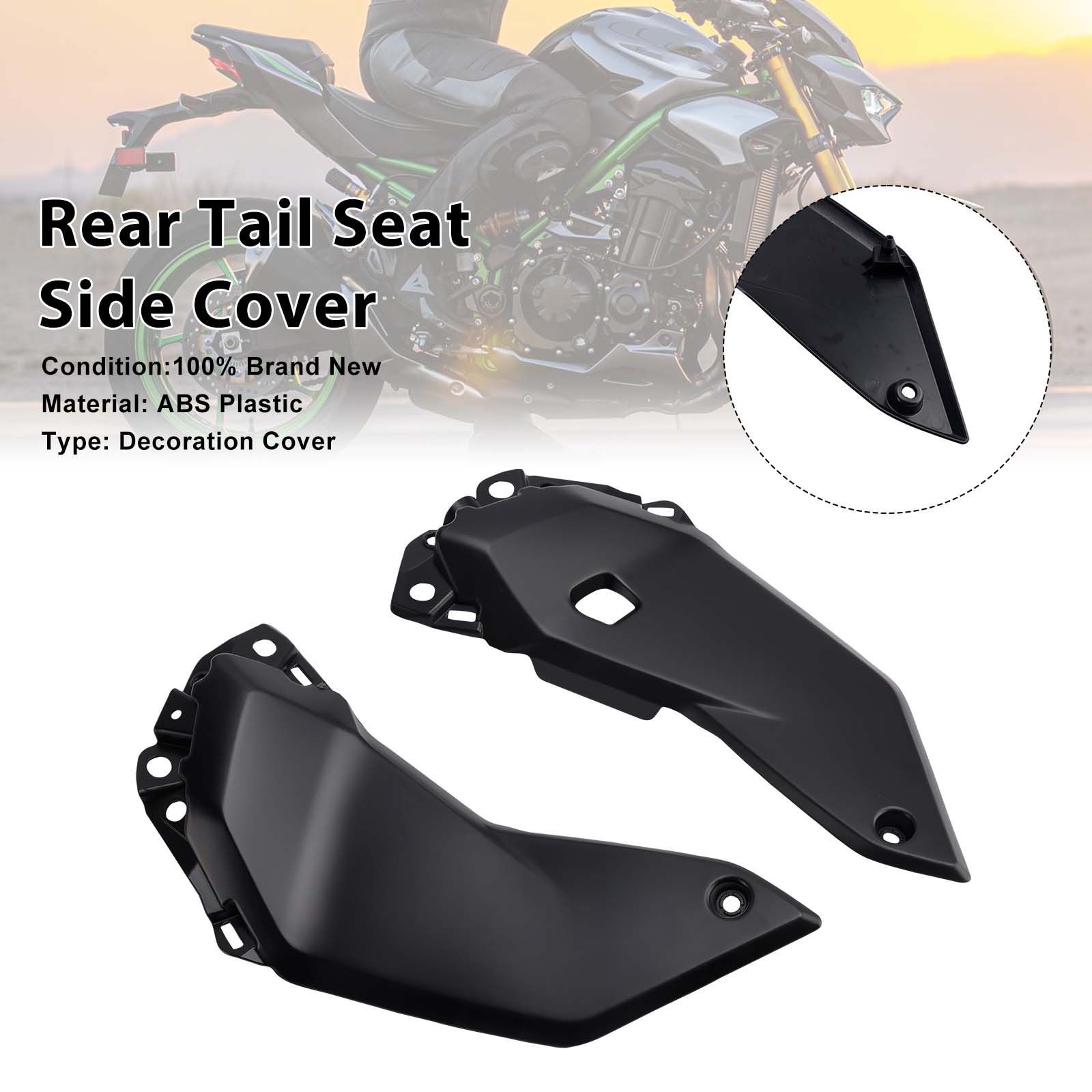 Rear Tail Seat Side Cover Fairing For Yamaha Tenere 700 T700S 2025-2026 Matte Black