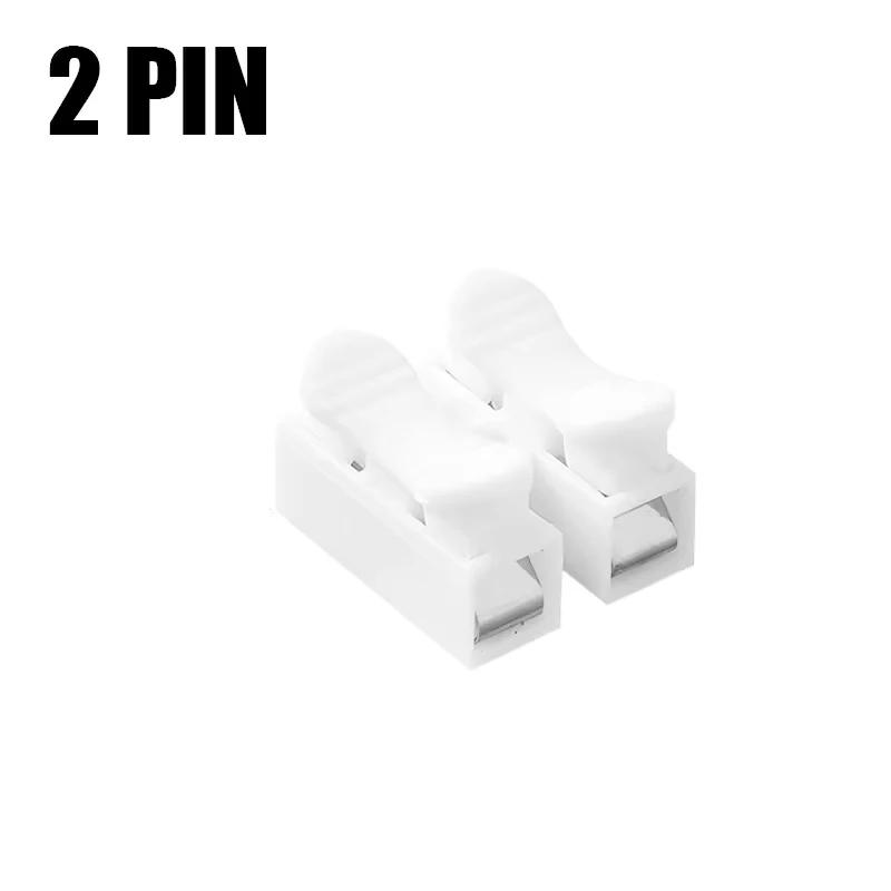 Wire Connector CH-1 CH-2 Press Terminal Block Power Cord Clamp Flame-retardant Terminal Block Quick Electric Cable Connectors