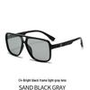 New Classic Men's Polarized Sunglasses with Spring Hinges for Outdoor, Driving, and Fishing Activities.