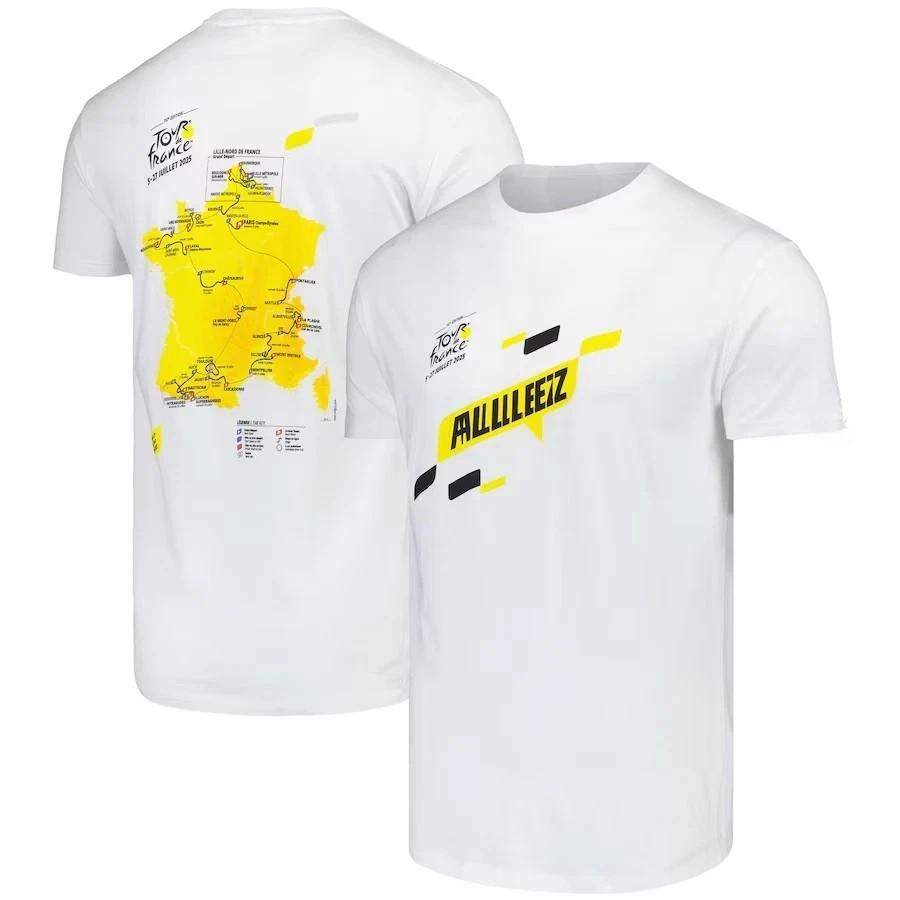 Tour de France 2025 Route T-shirt 2 sided Unisex T-Shirt XXL
