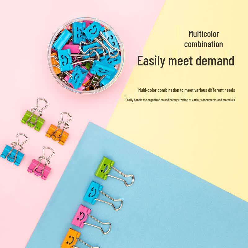 Deli Smile Series Metal Binder Clips