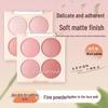 Keke Mood 4-Color Matte Blush & Sun-Kissed Highlighter Contour Palette for Women
